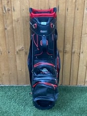 BIG MAX AQUA SPORTS 14.0 ORG GOLF STAND BAG BLACK/RED