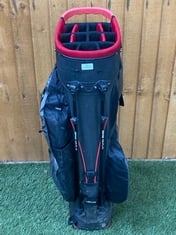 BIG MAX AQUA SPORTS 14.0 ORG GOLF STAND BAG BLACK/RED