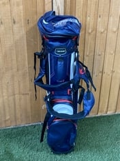 BENROSS NAVY/WHITE/RED GOLF STAND BAG