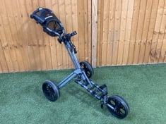 BENROSS SLIDER 3-WHEEL PUSH GOLF TROLLEY - RRP £189