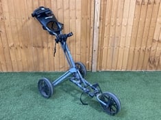 BENROSS SLIDER 3-WHEEL PUSH GOLF TROLLEY - RRP £189