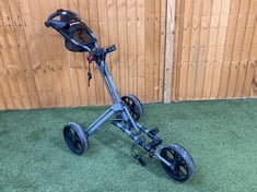 BENROSS SLIDER 3-WHEEL PUSH GOLF TROLLEY - RRP £189