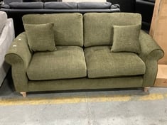 JULIPA COLSTON 3 SEATER SOFA IN GREEN FABRIC - ZG353 - RRP £949