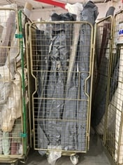 CAGE OF ASSORTED ROLLS OF FABRIC TO INCLUDE AC MATILDA TEAL (CAGE NOT INCLUDED)#