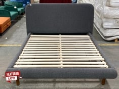 RADLEY KING SIZE BEDSTEAD FRAME IN CHARCOAL BOUCLE - ITEM NO. 520054 - RRP £750