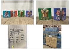 APPROX 5184 STONE THE CROWS ITEMS TO INCLUDE 5184 X STONE THE CROWS BOOTLEGGERS LETTER SET - ASSORTED ORTED - ITEM RRP £2 - TOTAL RRP OF PALLET £9072