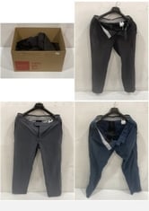 BOX OF ASSORTED GOLFING TROUSERS TO INCLUDE STROMBERG GREY GOLFING TROUSERS-SIZE 36S