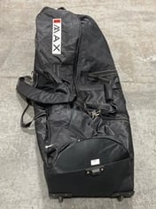 BIG MAX TRAVEL COVER, WHEELED HOUSTON WHEELED GOLF BAG IN BLACK