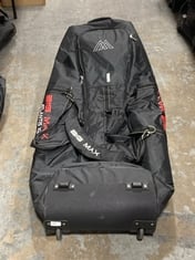 BIG MAX TRAVEL COVER, WHEELED HOUSTON WHEELED GOLF BAG IN BLACK