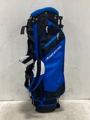 BENROSS JUNIOR CARRY GOLF STAND BAG IN BLACK / BLUE