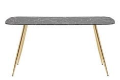 EVANS DINING TABLE- BLACK EFFECT- RRP £449