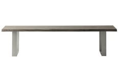 HUNTINGTON GREY ACACIA WOOD DINING BENCH- RRP £568