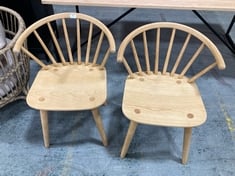 CRAFT DINING CHAIR NATURAL 2 PACK - RRP £499