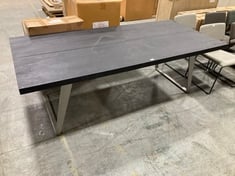 NEWINGTON DINING TABLE BLACK - RRP £1999