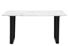 DAVIDSON DINING TABLE WHITE EFFECT - RRP £549