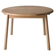 WYCOMBE ROUND EXTENDING TABLE 1100/1550X1100X750MM - ITEM NO. 224413 - RRP £ 1249