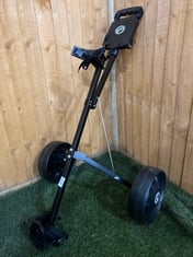 FOLDABLE GOLF TROLLEY IN BLACK