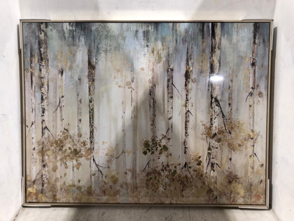 MISTY WOODS FOILED BOX CANVAS