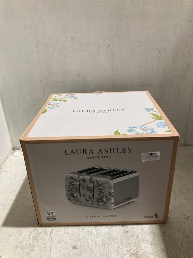 LAURA ASHLEY 4 SLICE TOASTER