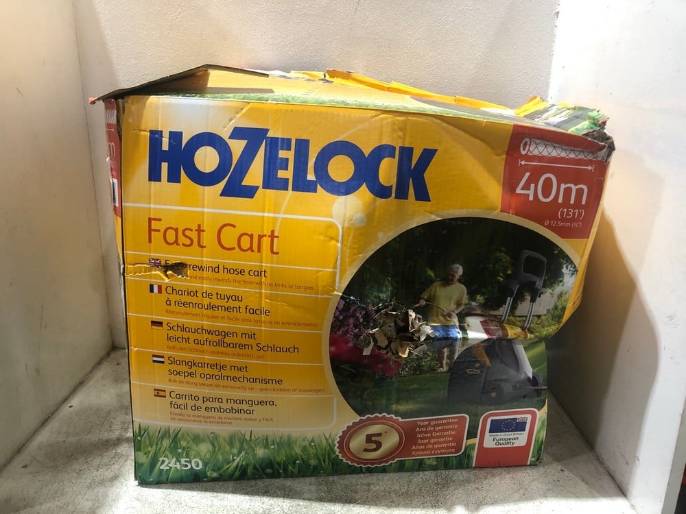 HOZELOCK FAST CART EASY REWIND HOSE CART