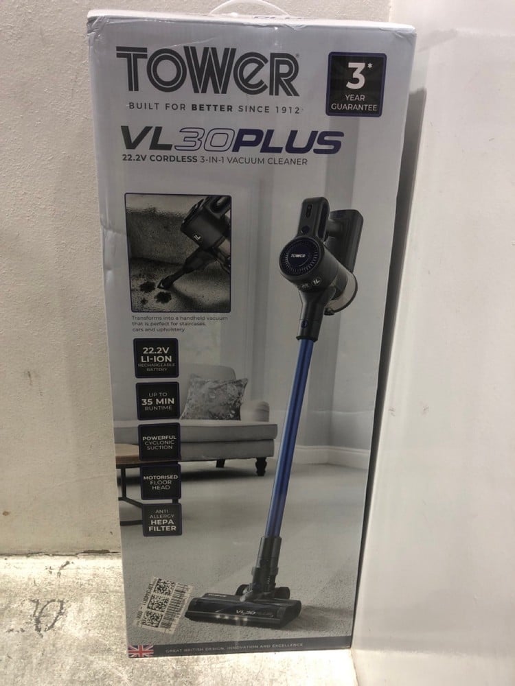 TOWER VL30PLUS 22.2V CORDLESS 3-IN-1 VACUUM CLEANER