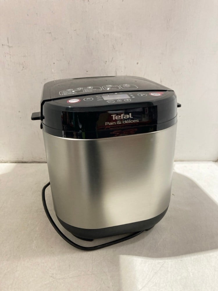 TEFAL PAIN & DELICES BREAD MAKER SILVER & BLACK PF240E40