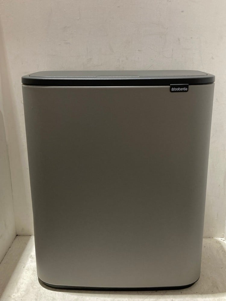 BRABANTIA TOUCH BIN 30L 2 SECTION KITCHEN BIN