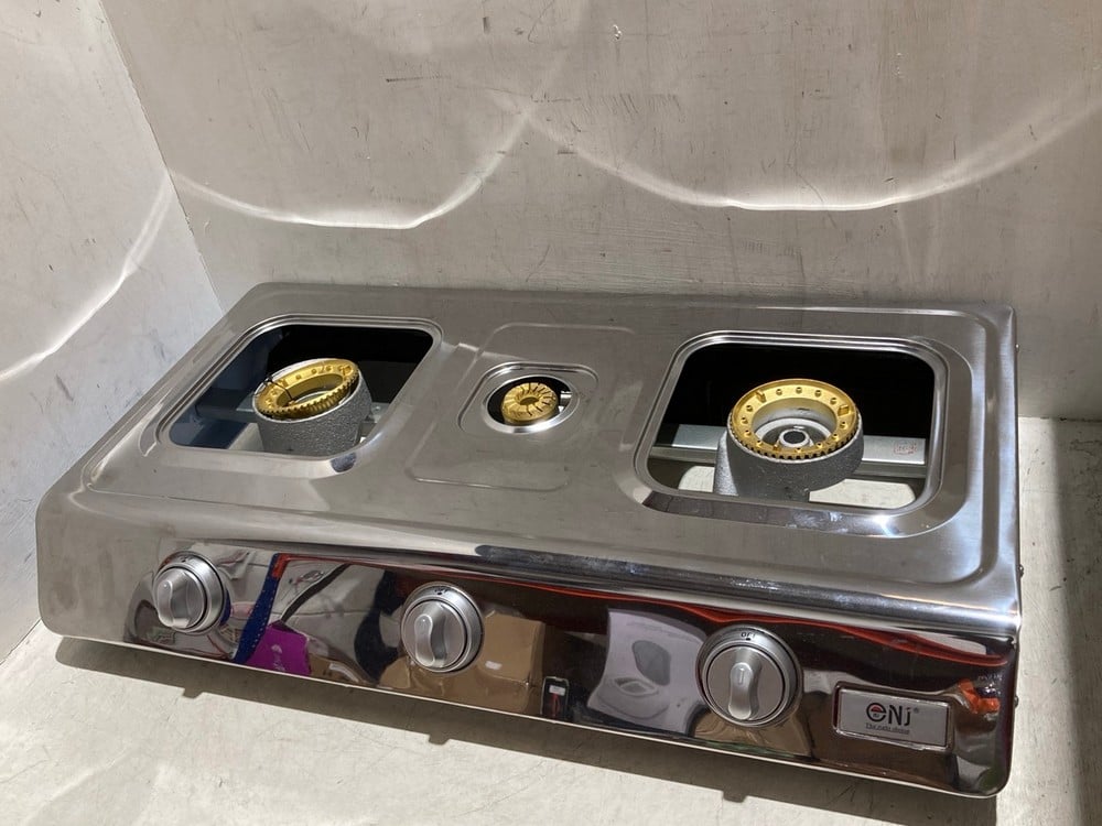 NJ GAS COOKER IN STAINLESS STEEL