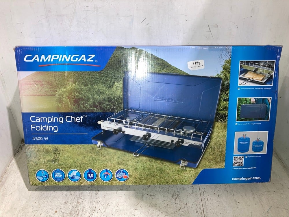 CAMPINGAZ CAMPING CHEF FOLDING STOVE 4500W