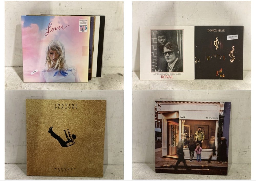 5 X ASSORTED VINYLS TO INCLUDE TAYLOR SWIFT LOVER VINYL