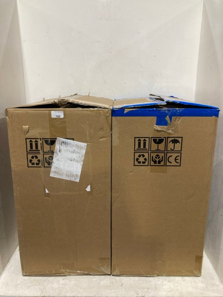 2 X GLAM HAUS 50L SENSOR BIN - MODEL NO. GH50L