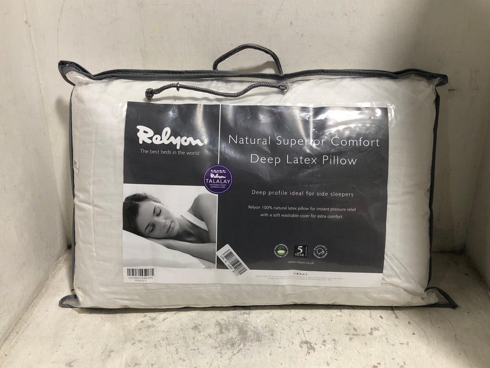 RELYON NATURAL SUPERIOR COMFORT DEEP LATEX PILLOW