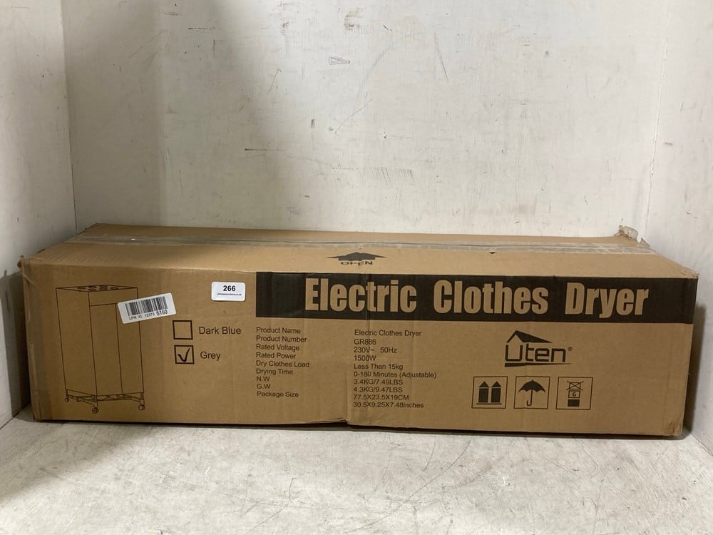 UTEN ELECTRIC 2 TIER HEATED CLOTHES DRYER GR886