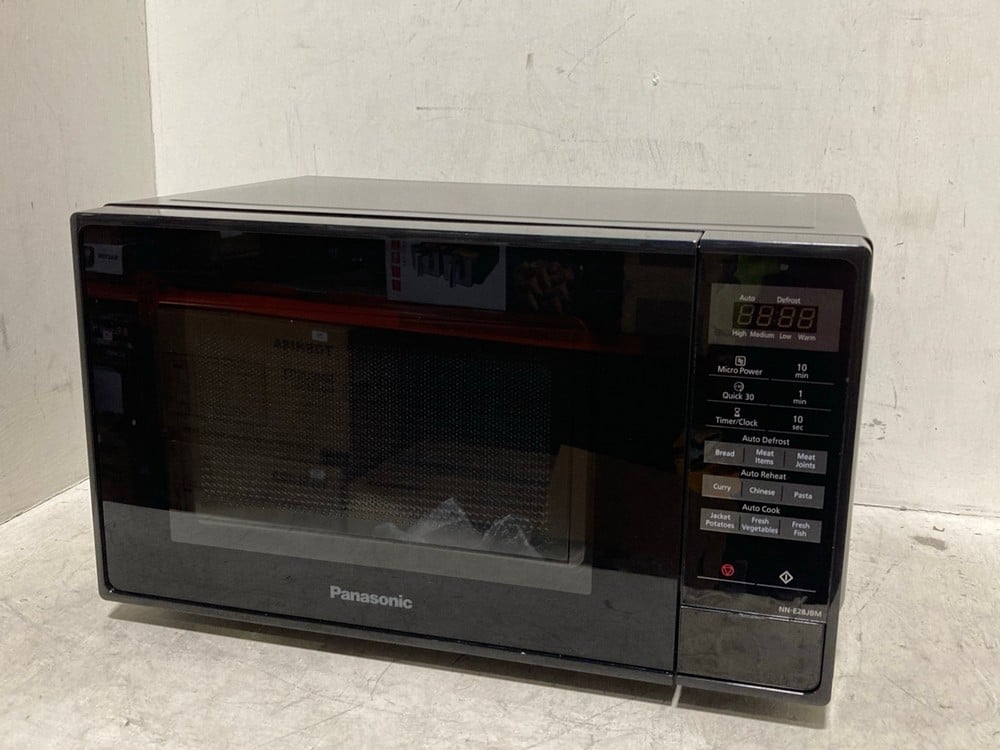 PANASONIC 20L 800W MICROWAVE OVEN BLACK NN-E28JBM