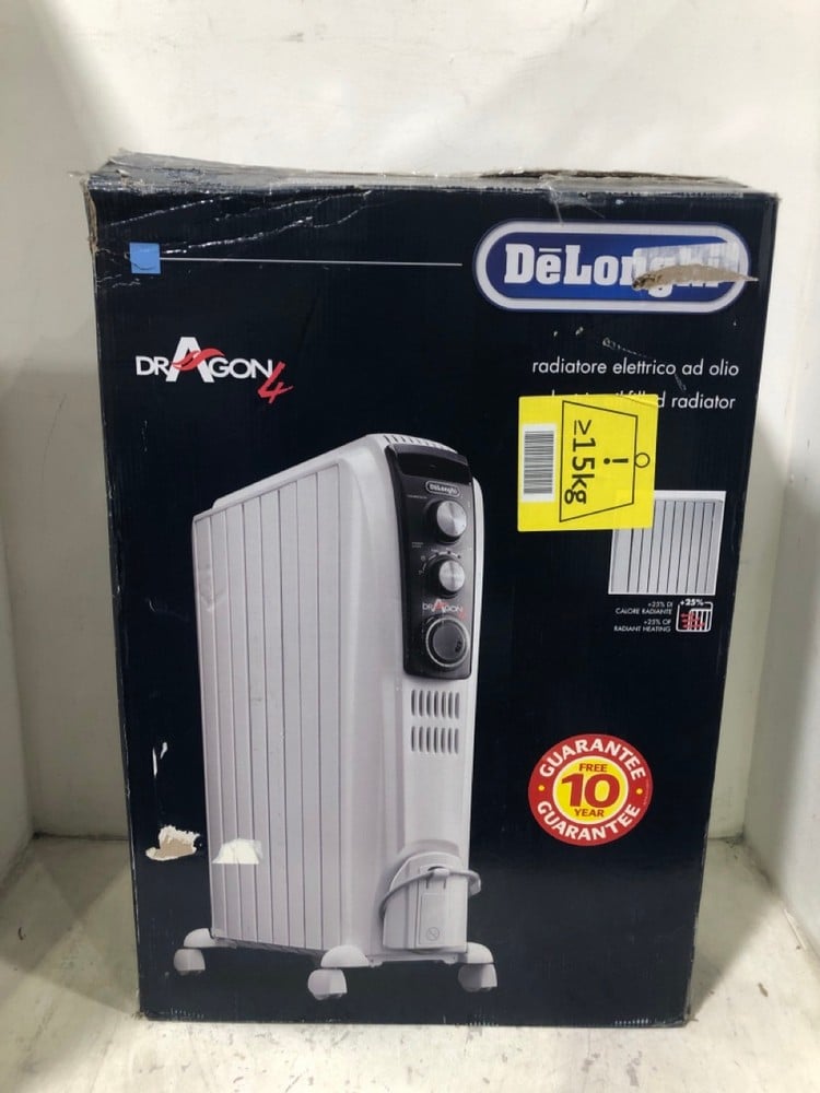 DELONGHI DRAGON 4 ELECTRIC OIL FILLED RADIATOR