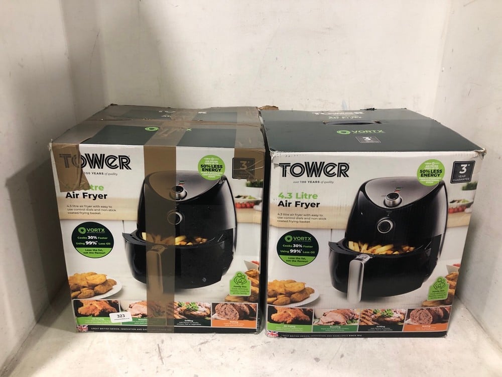 2 X TOWER VORTX 4.3L AIR FRYER