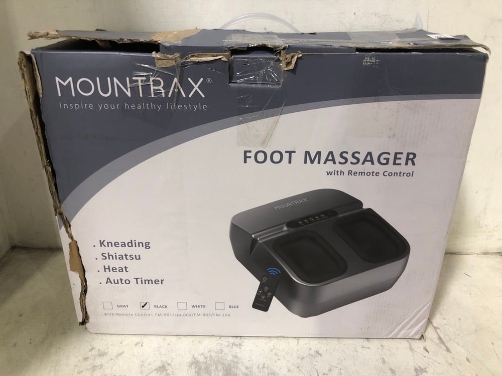 MOUNTRAX SHIATSU FOOT MASSAGER WITH HEAT FM-002