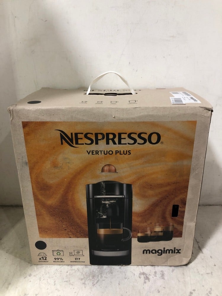 NESPRESSO VERTUO PLUS COFFEE MACHINE