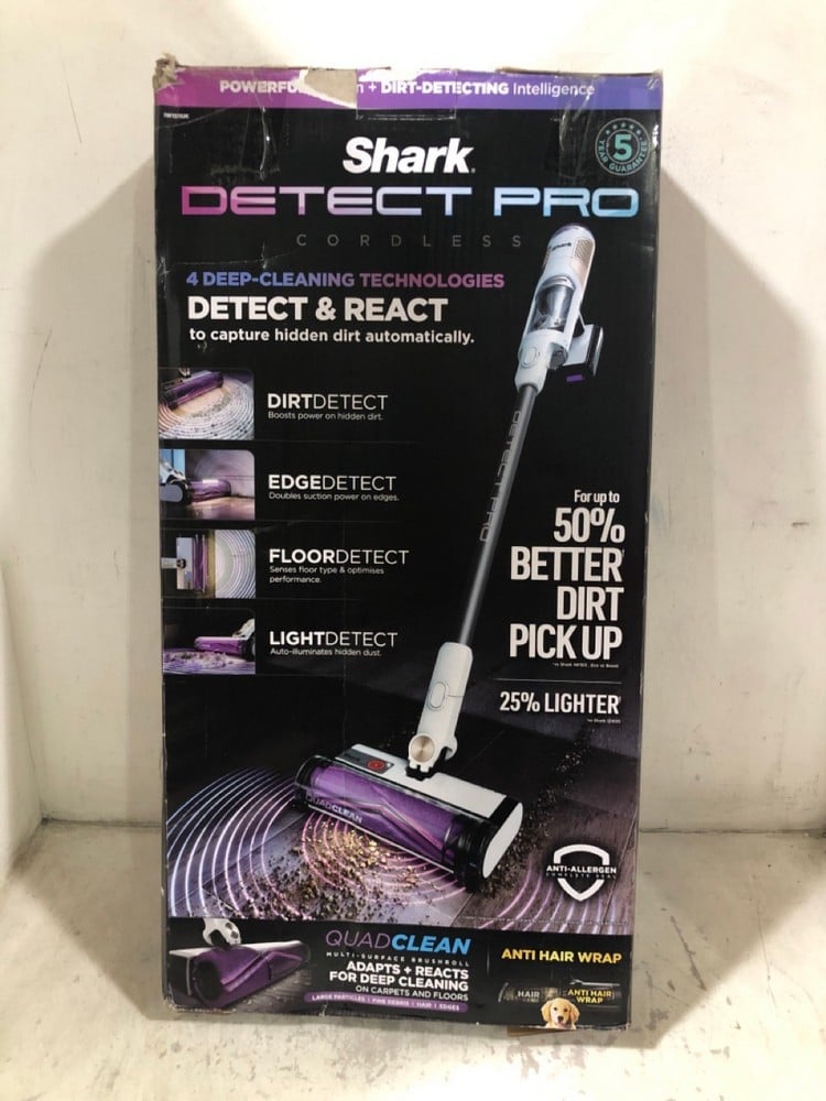 SHARK DETECT PRO QUAD CLEAN VACUUM CLEANER- RRP £350