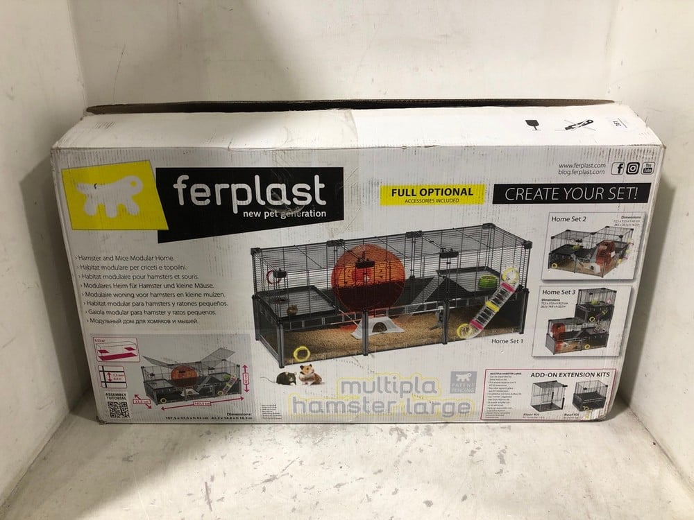 FERPLAST LARGE MULTI LEVEL HAMSTER CAGE- RRP £115