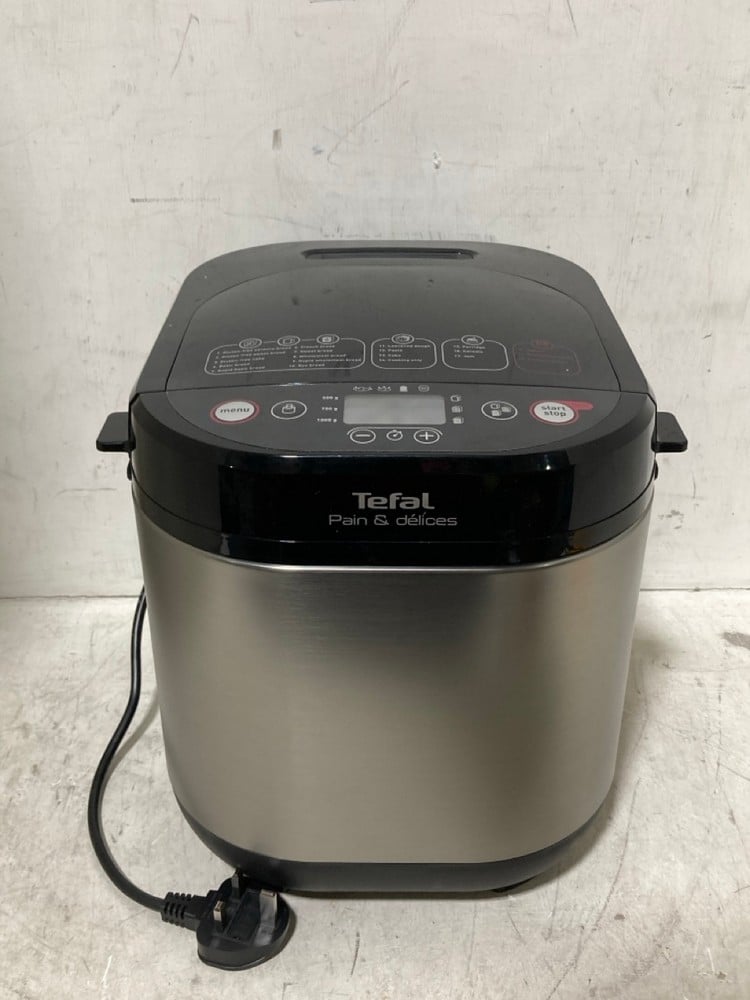 TEFAL PAIN & DELICES BREAD MAKER SILVER & BLACK PF240E40