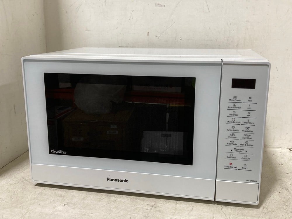 PANASONIC 32L 1000W MICROWAVE OVEN WHITE NN-ST45KW