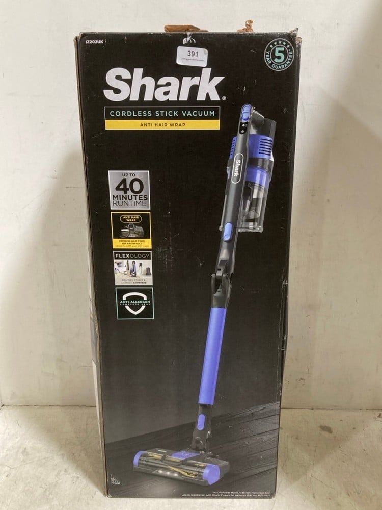 SHARK CORDLESS STICK VACUUM- RRP £250