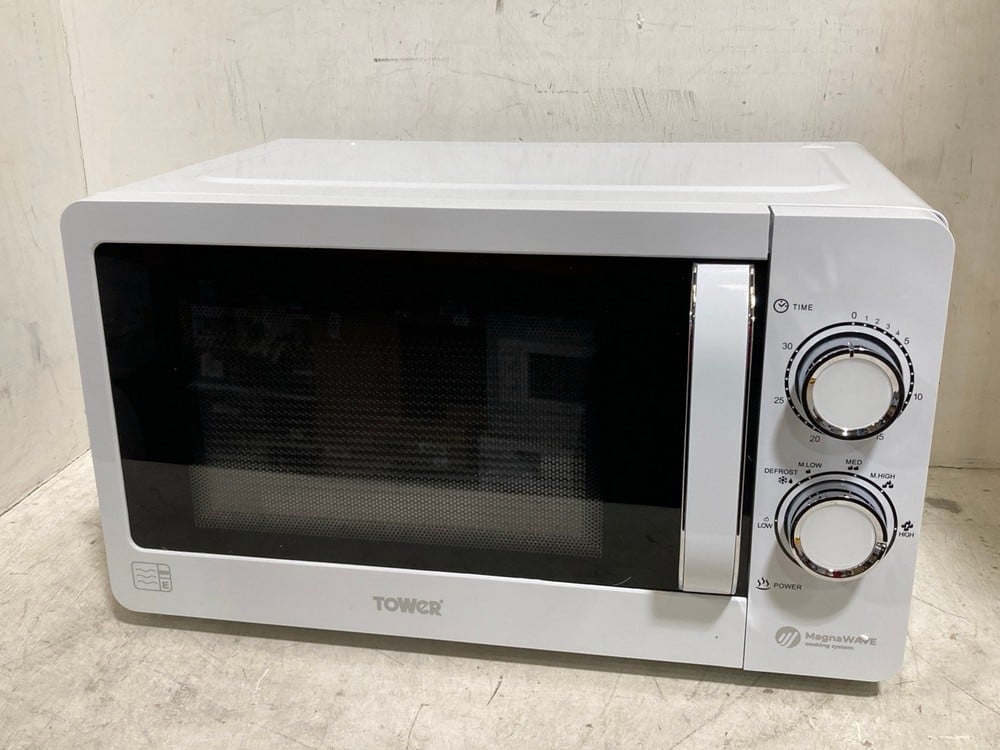 TOWER 20L 800W MANUAL MICROWAVE WHITE