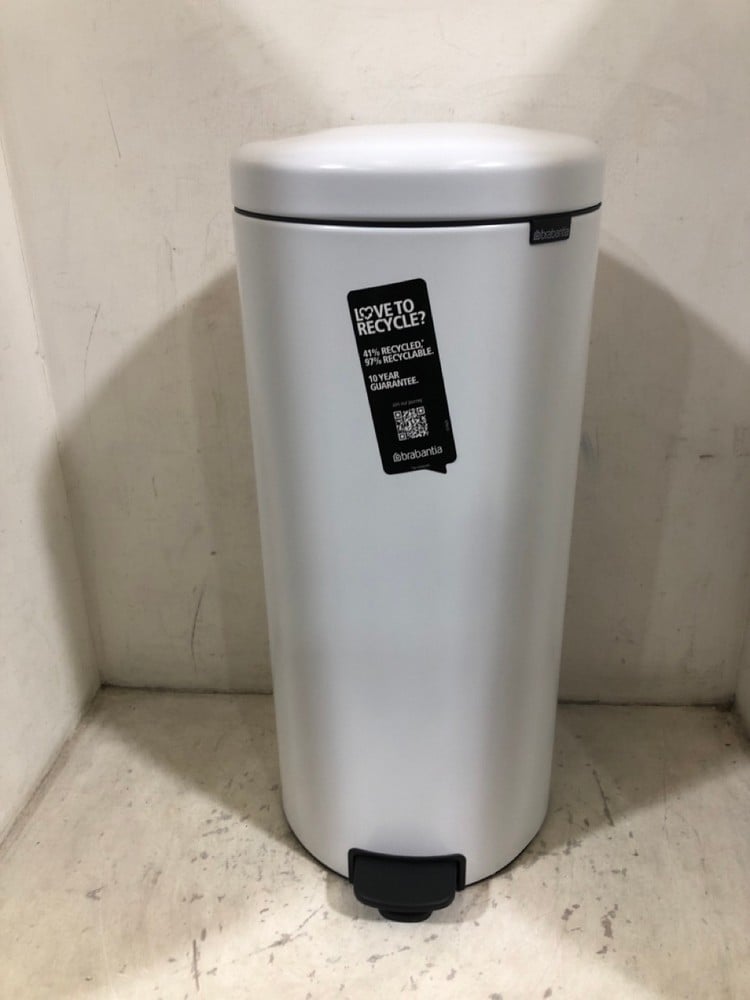 BRABANTIA NEWICON PEDAL BIN 30L TO INCLUDE BRABANTIA TOUCH BIN 30L