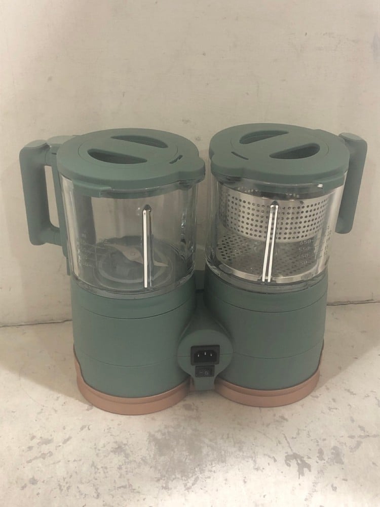 BABYMOOV NUTRIBABY GLASS FOOD PROCESSOR IN GREEN- RRP £175