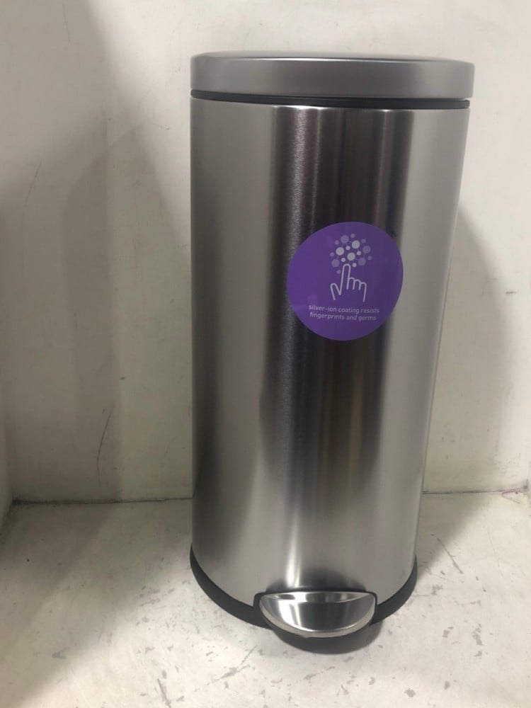 SIMPLEHUMAN 30L ROUND STEP CAN