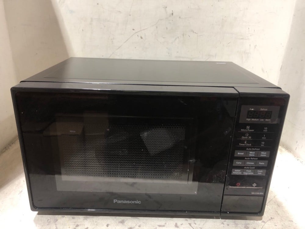 PANASONIC 20L 800W MICROWAVE OVEN BLACK NN-E28JBM