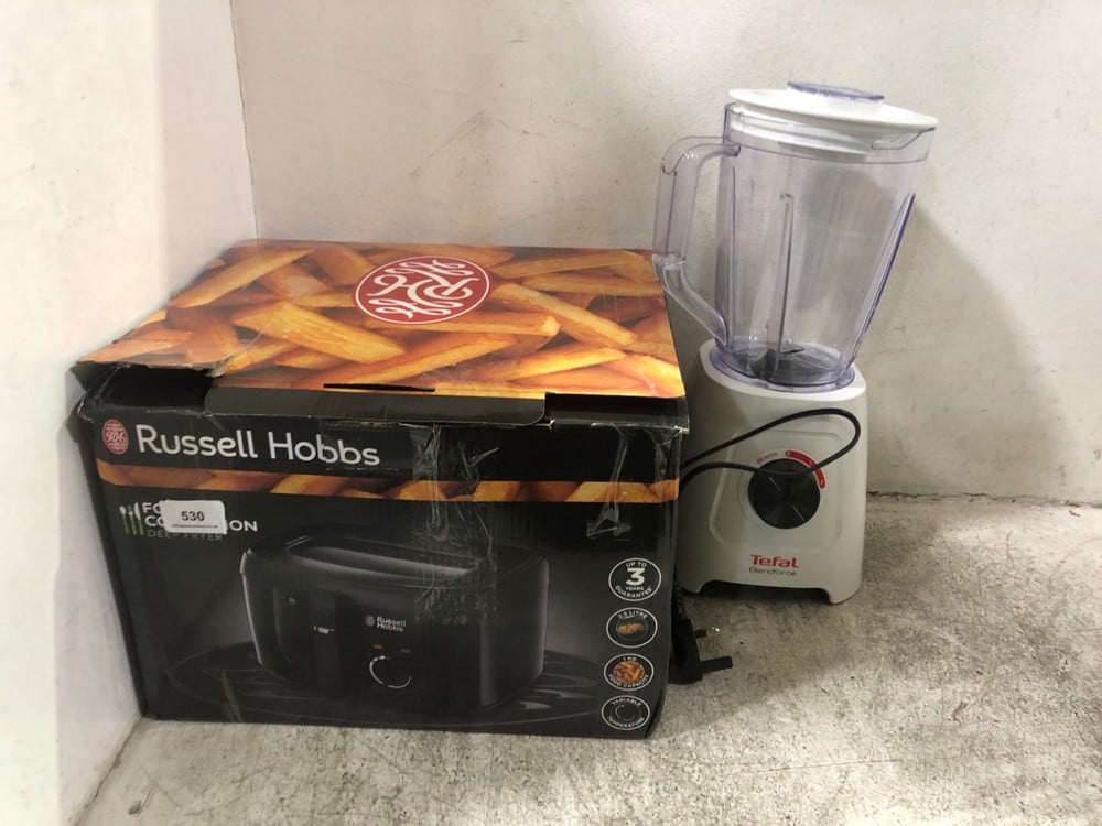 RUSSELL HOBBS GO CREATE 1.5L JUG BLENDER TO INCLUDE RUSSELL HOBBS FOOD COLLECTION DEEP FRYER