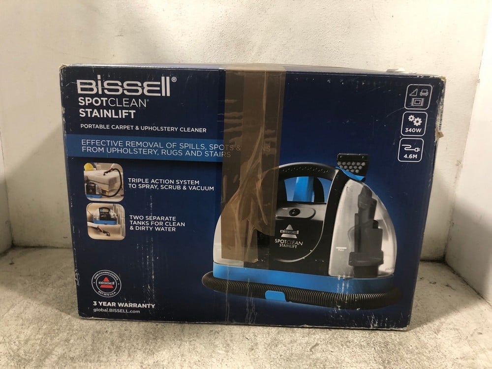 BISSELL SPOTCLEAN STAINLIFT PORTABLE CARPET & UPHOLSTERY CLEANER